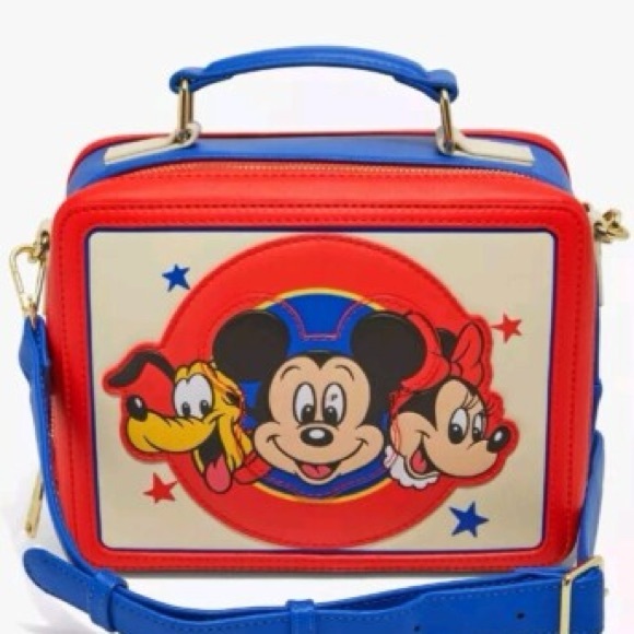 Loungefly Handbags - Loungefly Disney Mickey Mouse & Friends Classic Crossbody Bag